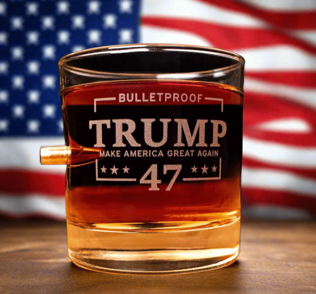 Whiskey Glass with Bullet Embedded Whiskey Glass with Bullet, Bullet whiskey Glass - Trump, Trump Whiskey glass, Bullet proof Trump glass, Whiskey Glass Set, Bullet Embedded Whiskey Glass, bullet glassware, bullet whiskey glass, Trump whiskey.  Whiskey Glass with Bullet Whiskey Glass with Bullet, Bullet whiskey Glass - Trump, Trump Whiskey glass, Bullet proof Trump glass, Whiskey Glass Set, Bullet Embedded Whiskey Glass, bullet glassware, bullet whiskey glass, Trump whiskey